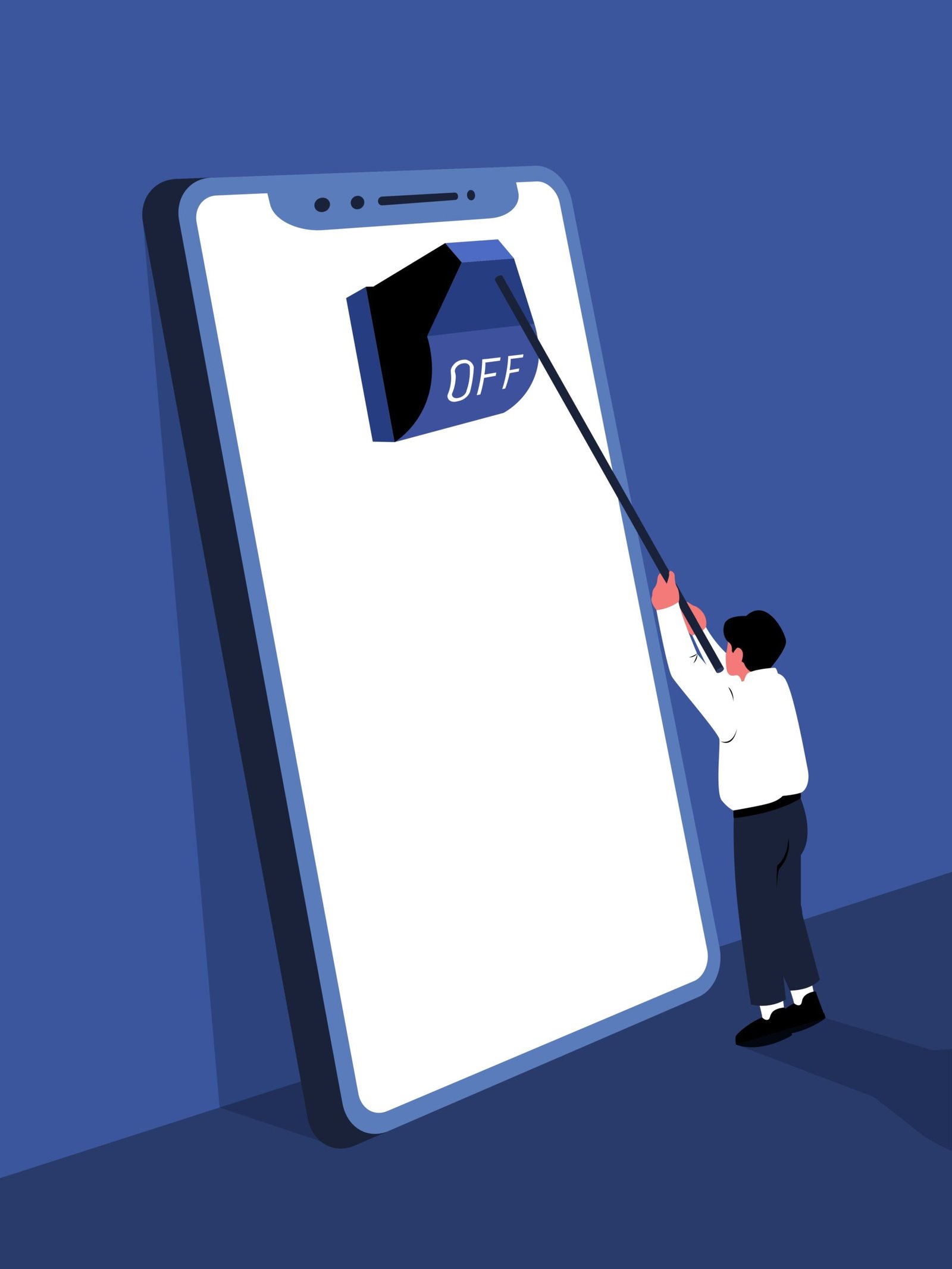 A person frustrated trying to view a desktop-formatted website on their small smartphone screen.