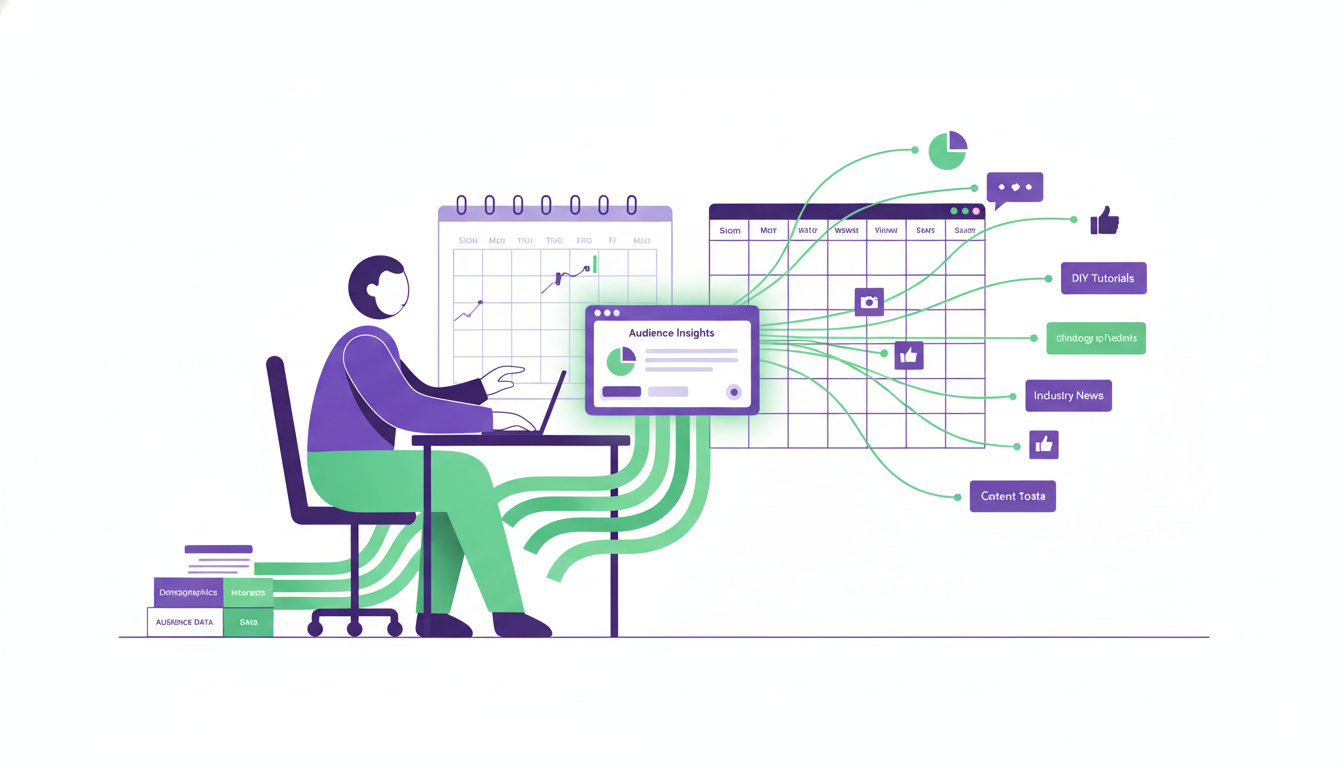 Content strategy mapping using SparkToro audience data to connect audience interests with SEO content planning