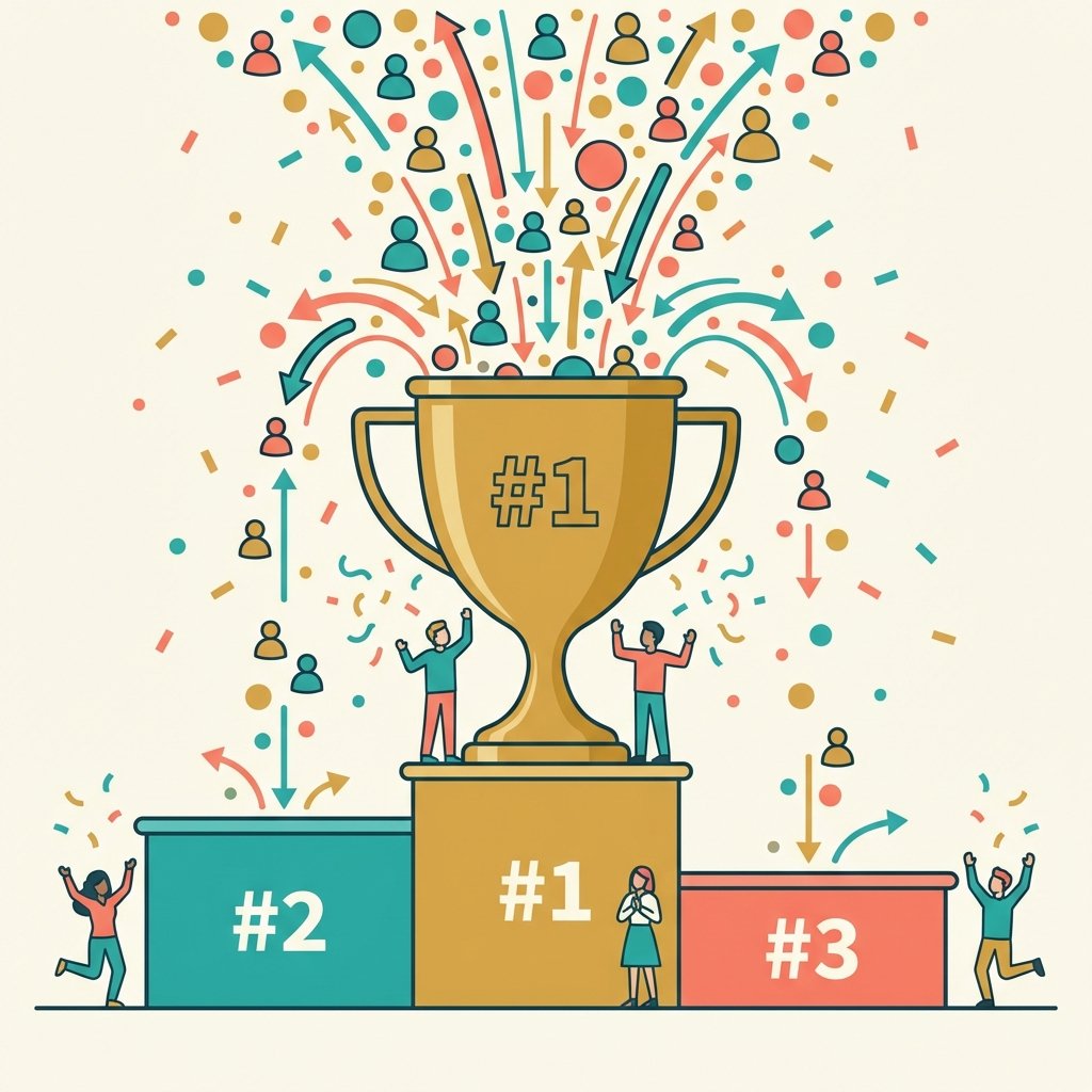 CTR facts infographic showing the #1 Google spot monopolizing traffic