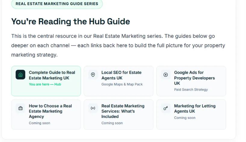 High-converting website design for UK estate agents