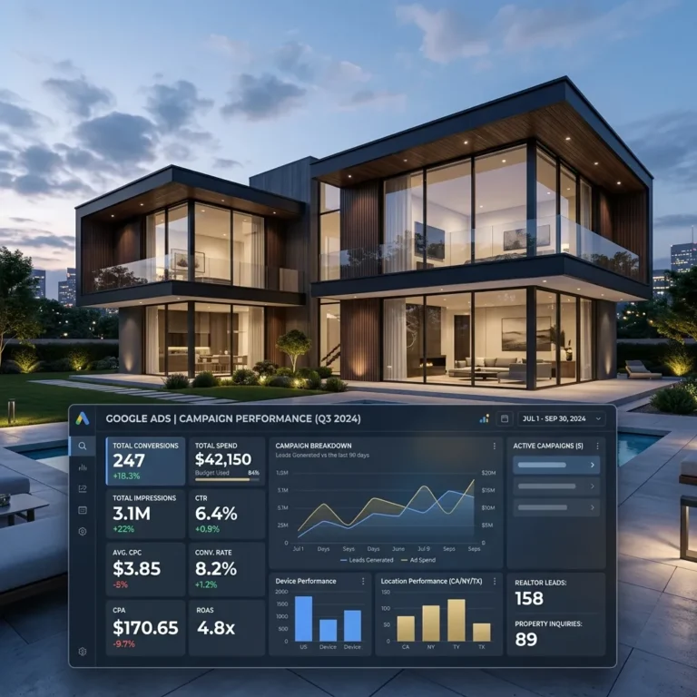 Google Ads strategies for UK property developers