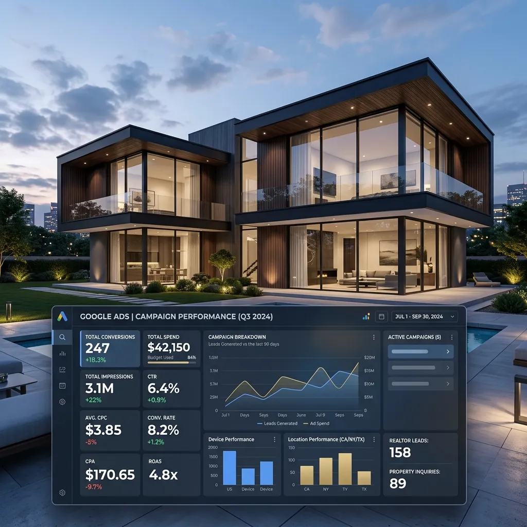 Google Ads strategies for UK property developers
